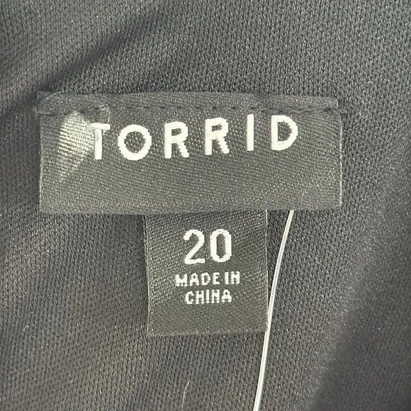 TORRID Maxi Studio Knit Hi-Low Dress Multi Floral Size 20 - Picture 8 of 16